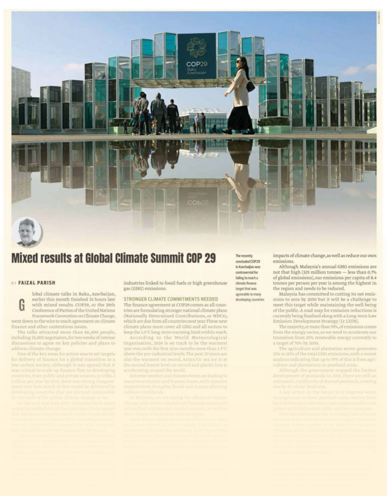 Mixed results at Global Climate Summit GOP 29