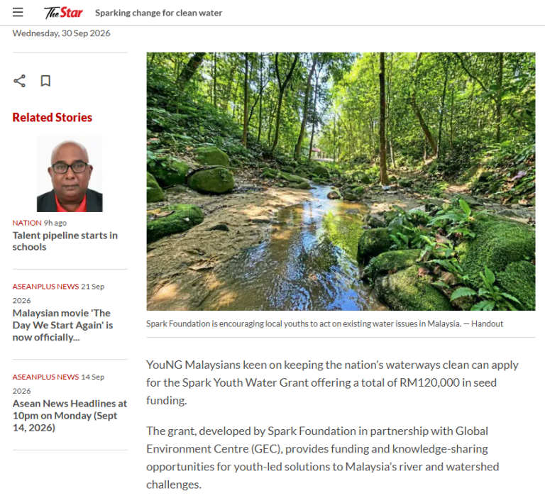 Sparking change for clean water